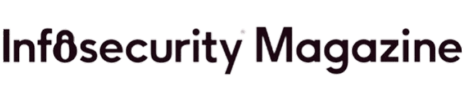 Infosecurity Magazine logo in bold dark text with a stylized padlock replacing the "o" in "Info."